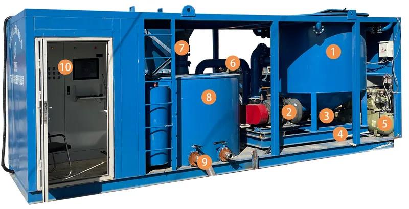 一体化移动高速涡流制浆系统