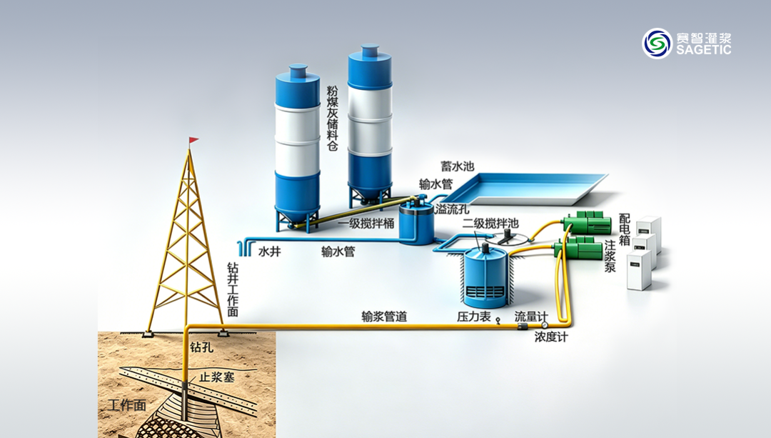 覆岩离层注浆站