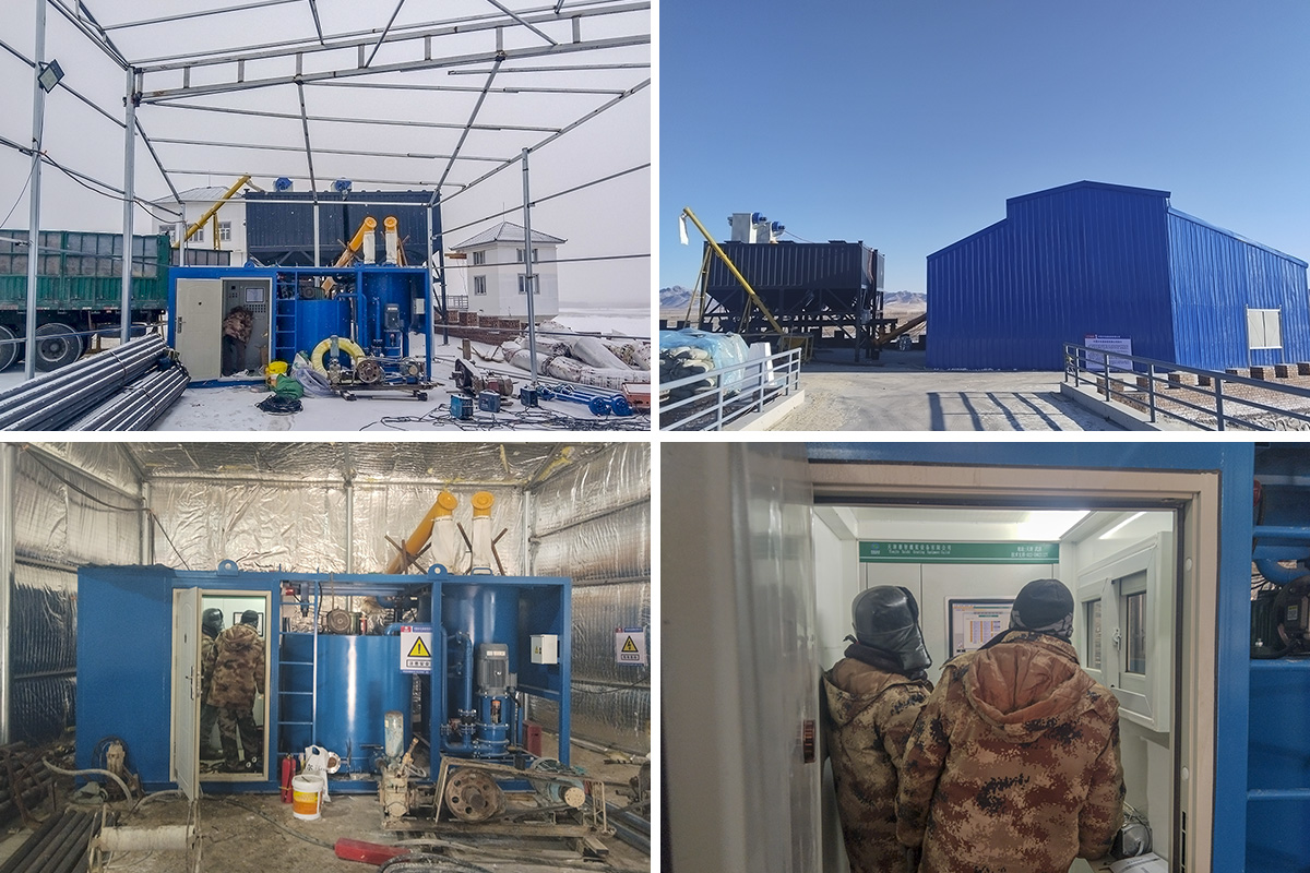 小型一体化移动高速涡流制浆系统助力内蒙古通辽市注浆加固项目